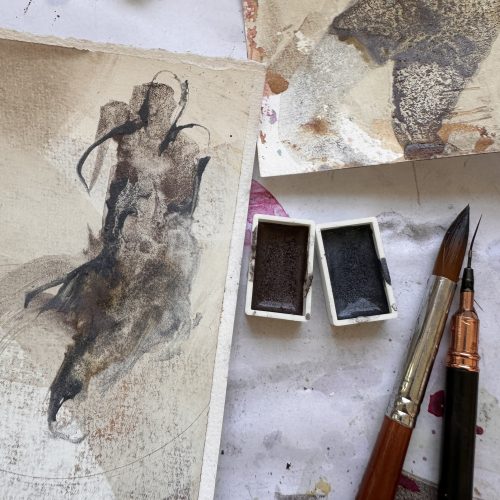 Mamma mia - Lidschatten wird Aquarellfarbe