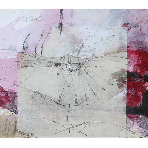 Andrea Rozorea - Galerie: Collage - Flügelapparat I *verkauft*